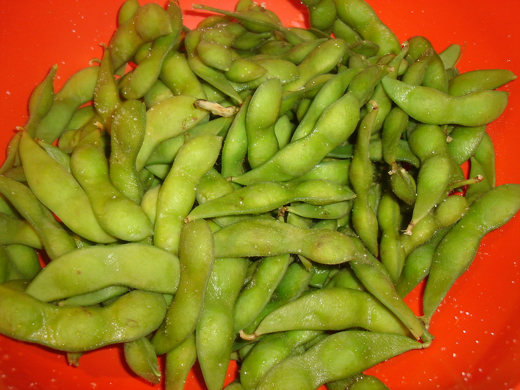Edamame in full force. 