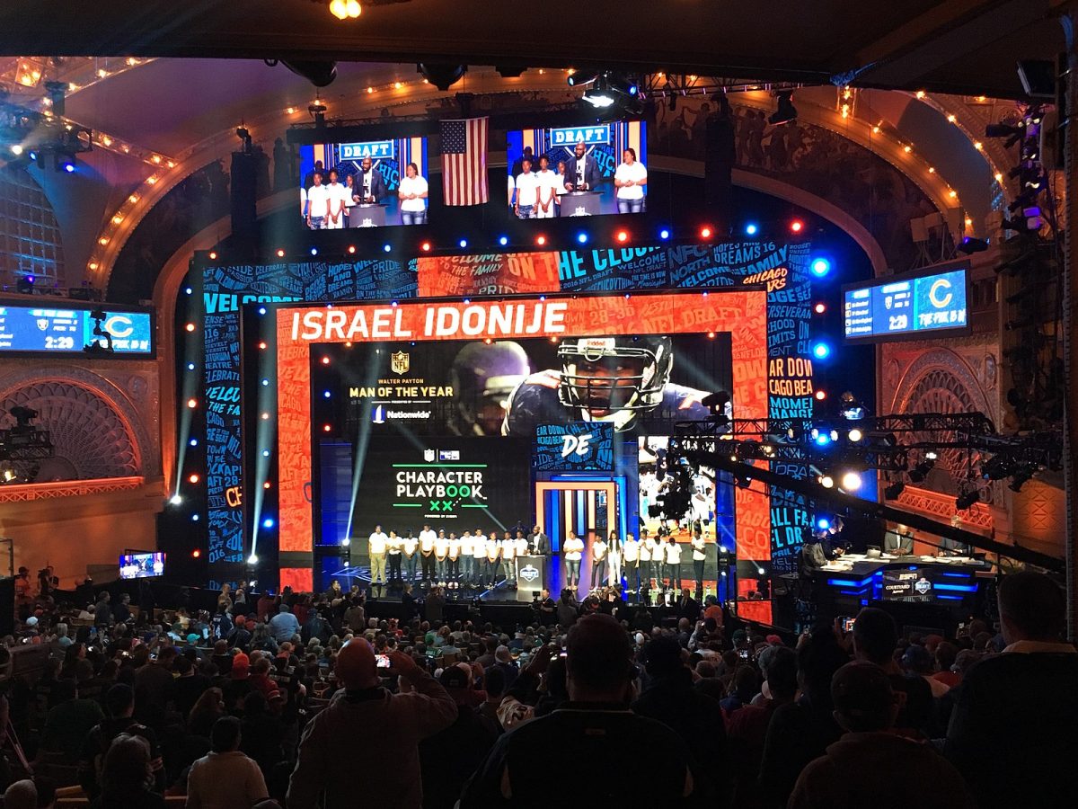 NFL draft about to get under way.